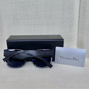 Christian Dior Matte Logo Black Sunglasses